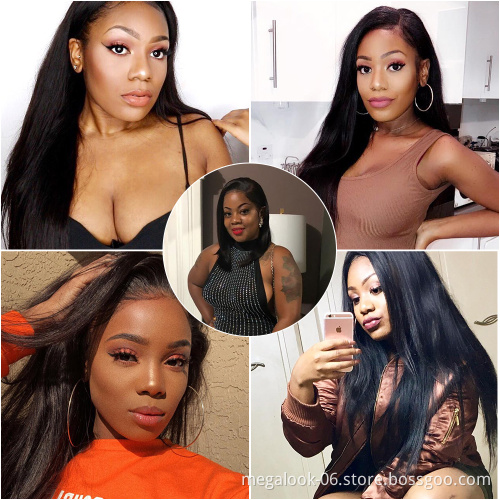 Fast Shipping Overnight Delivery 100 Brazilian Virgin Human Hair Full Lace Wigs